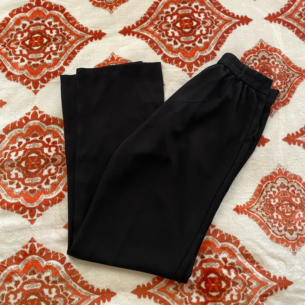 black pants